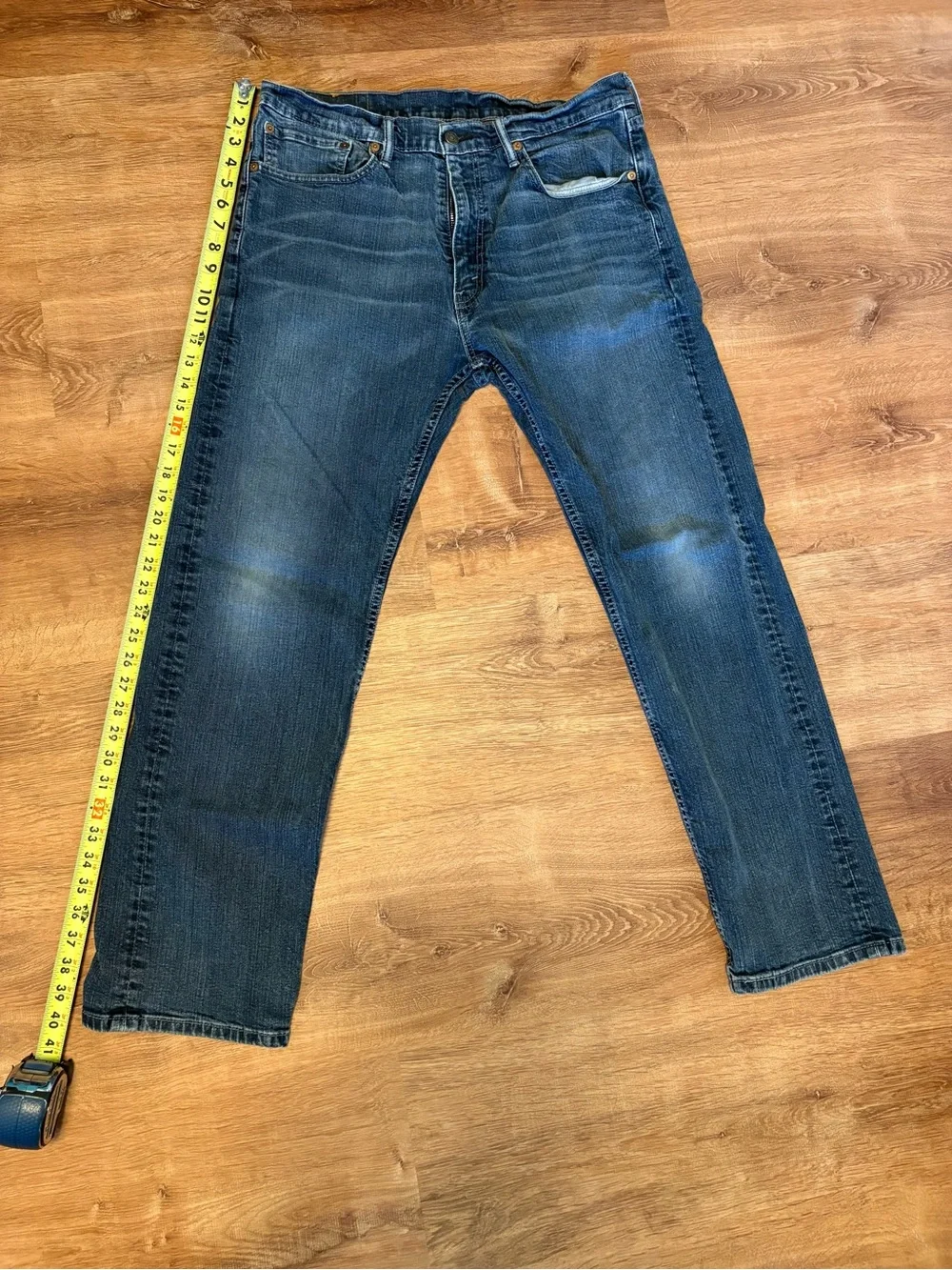 Levi's Dark Blue Straight Leg Men's Jeans Size 36x32